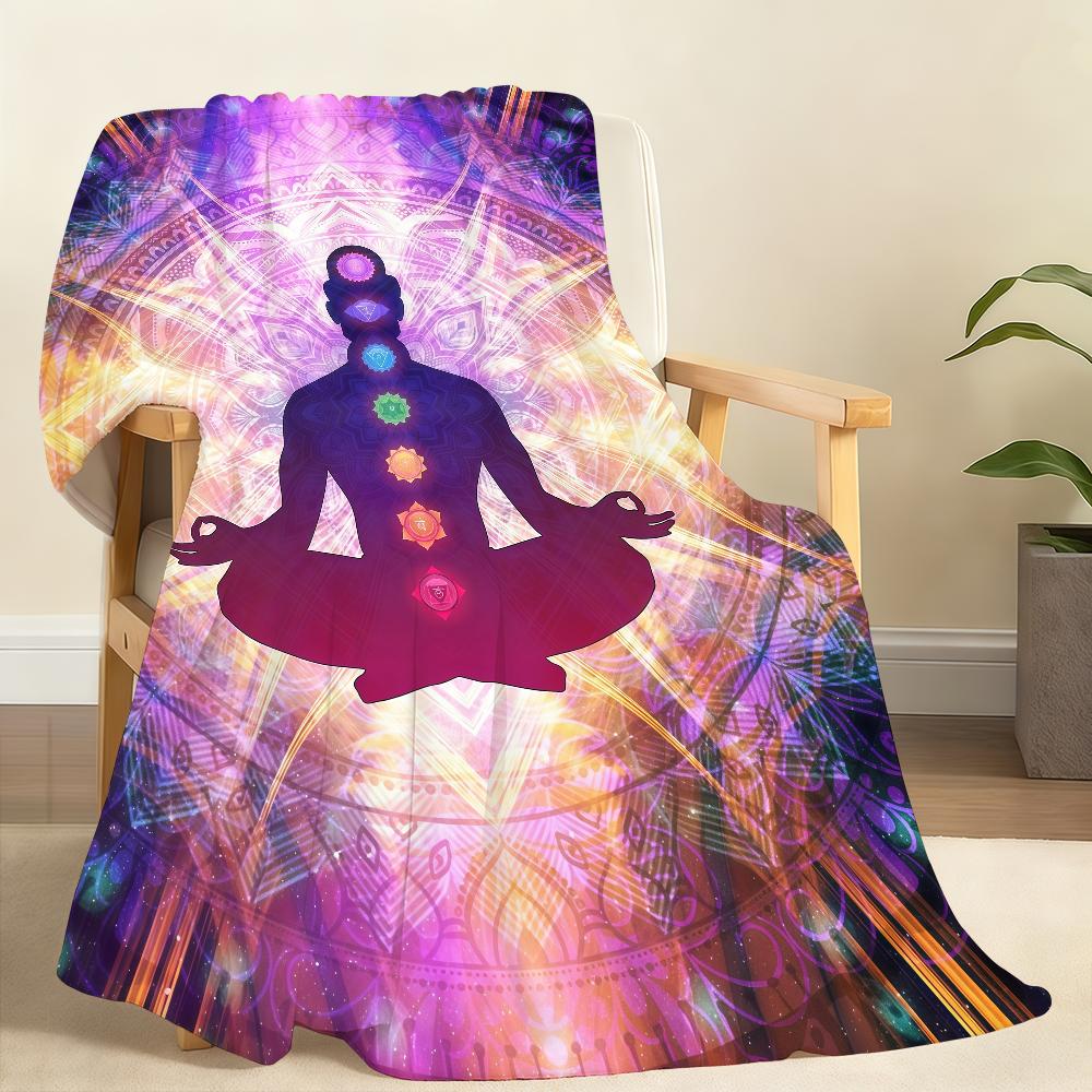 Lotus Seven Chakra Yoga Meditation Blanket Soft Throw Blanket for Home Bedroom Bed Sofa Picnic Travel Office Cover Blanket Gift 75x90cm
Lotus Seven Chakra Yoga Meditation Blanket Soft Throw Blanket for Home Bedroom Bed Sofa Picnic Travel Office Cover Blanket Gift 75x90cm