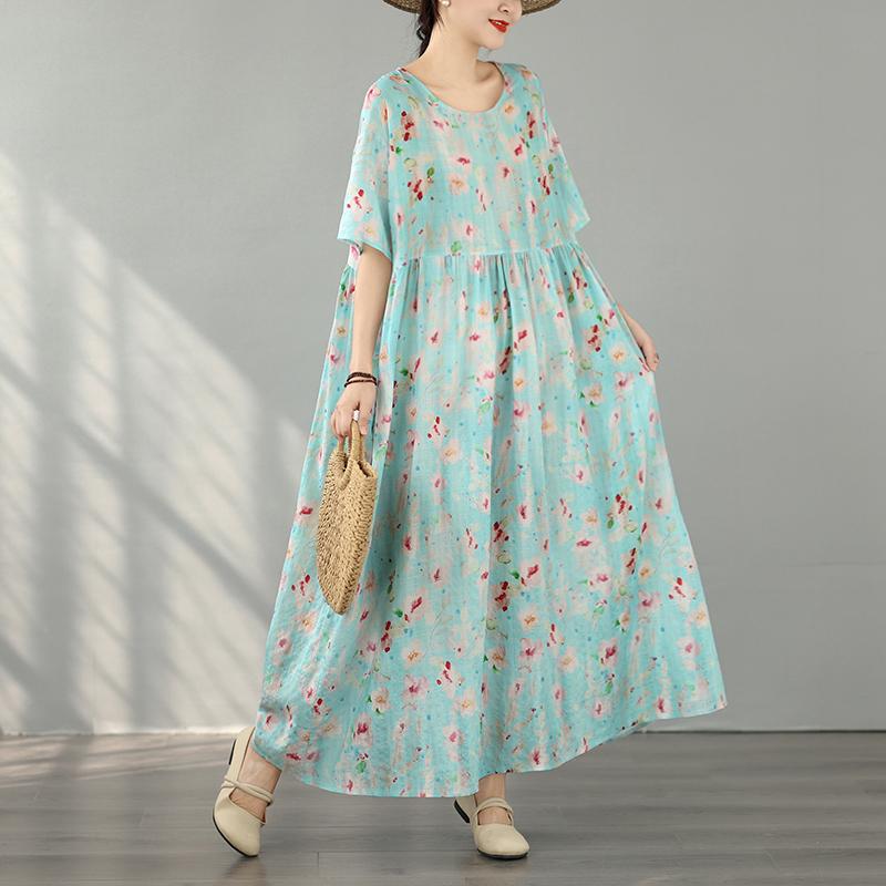 DIMANAF New 2026 Summer Women Plus Size Beach Vintage Long Dress Loose Oversize Maxi Floral Print one size світло-синій колір
DIMANAF New 2026 Summer Women Plus Size Beach Vintage Long Dress Loose Oversize Maxi Floral Print one size світло-синій колір