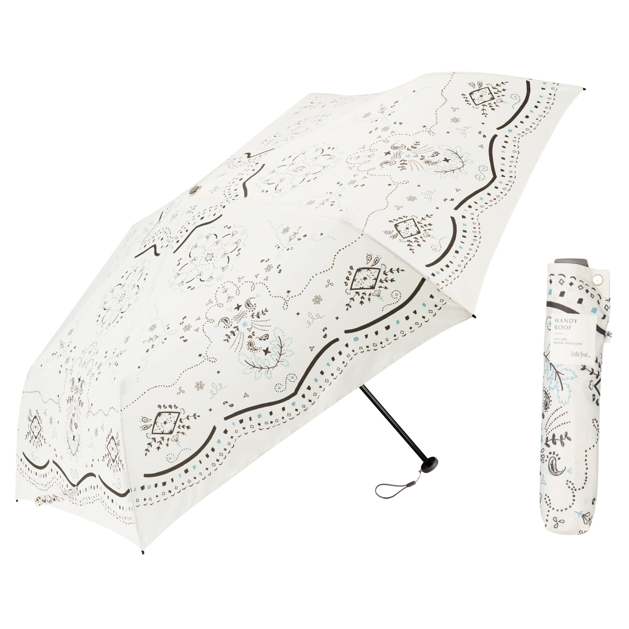 Waterfront Folding Umbratio Series Roof Paisley Etoile Milky White 60cm Lightweight and reassuringly forget even carrying Lightweight UV Handy
Waterfront Folding Umbratio Series Roof Paisley Etoile Milky White 60cm Lightweight and reassuringly forget even carrying Lightweight UV Handy