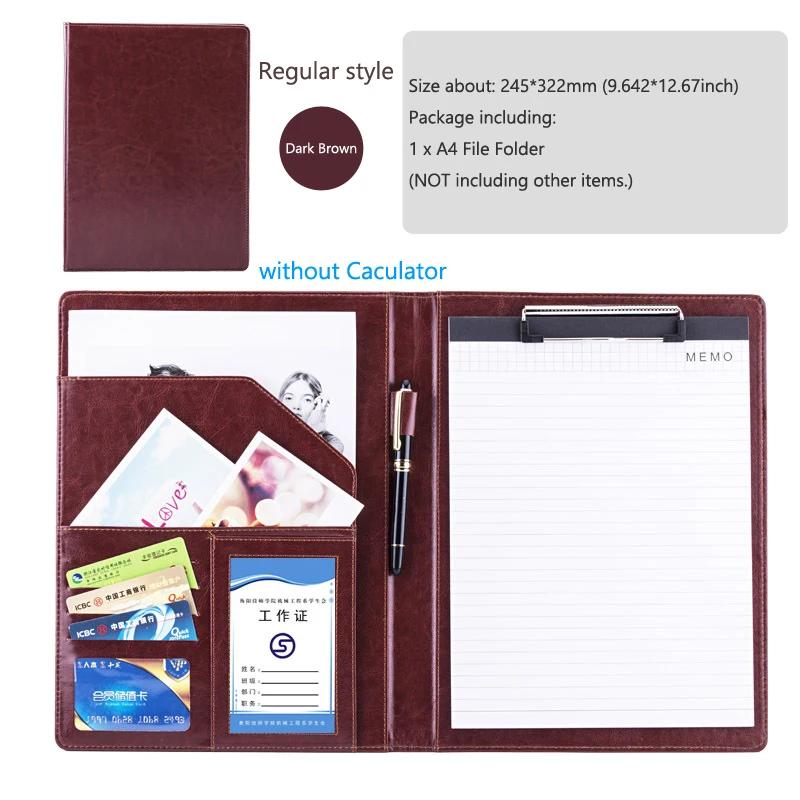 A4 Padfolio Man Pu Padfolio File Folder Portfolio Business Document Holder Metal Clipboard Pad Document Organizer Holder Office Decor темно-коричневого кольору
A4 Padfolio Man Pu Padfolio File Folder Portfolio Business Document Holder Metal Clipboard Pad Document Organizer Holder Office Decor темно-коричневого кольору