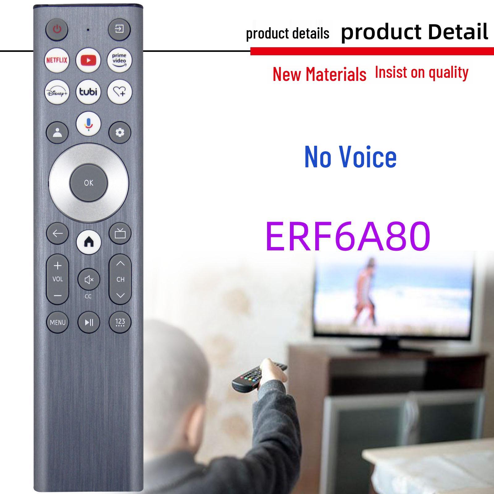 Compatible Voice Remote Control for Hisense LCD TV Models ERF6F80H & ERF6A80
Compatible Voice Remote Control for Hisense LCD TV Models ERF6F80H & ERF6A80