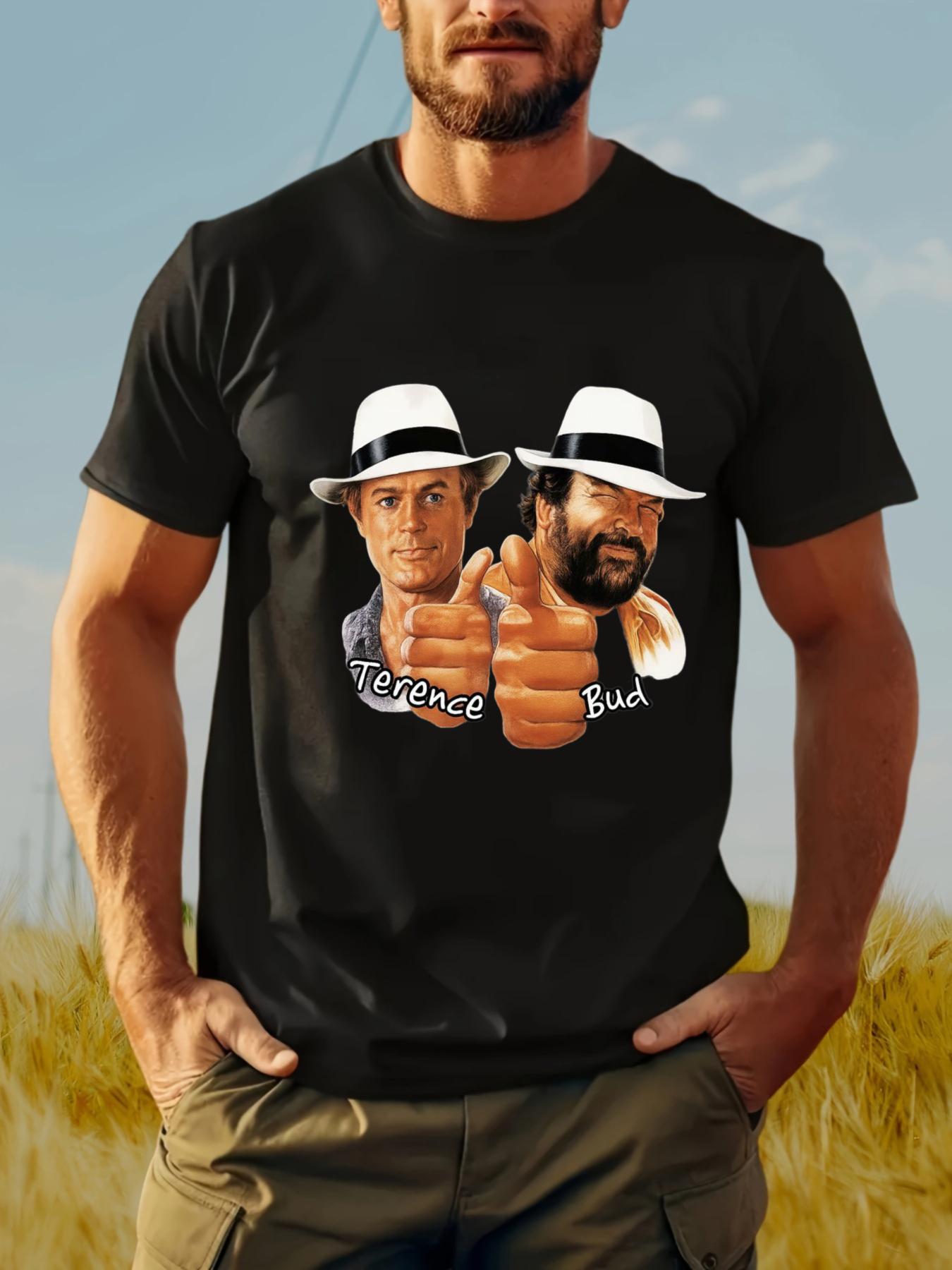 Men s Terence & Bud Classic Movie Print Cotton T-Shirt - Breathable Round Neck Short Sleeve XXL
Men s Terence & Bud Classic Movie Print Cotton T-Shirt - Breathable Round Neck Short Sleeve XXL