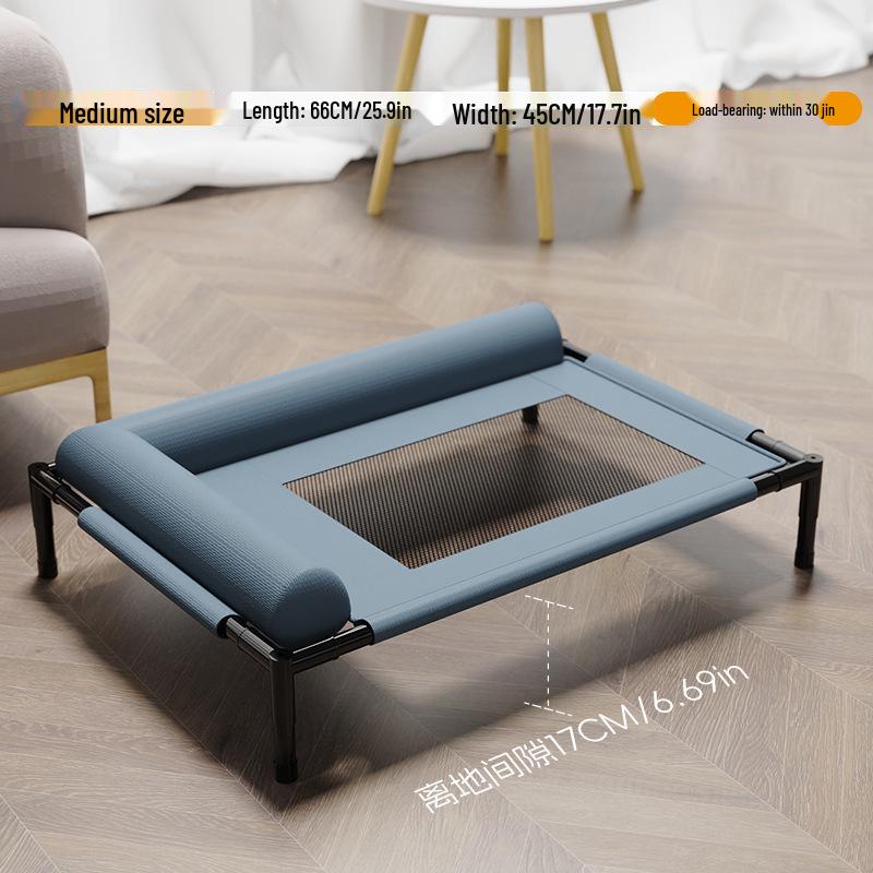 All-Season Washable Off-Ground Dog Bed for Small/Medium Pets - Moisture-Proof As shown
All-Season Washable Off-Ground Dog Bed for Small/Medium Pets - Moisture-Proof As shown