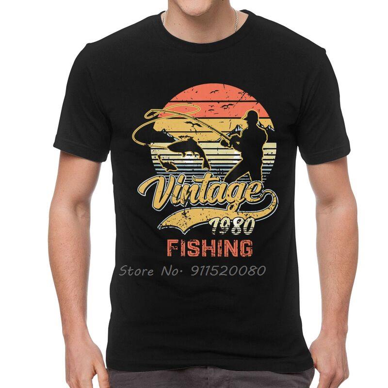 Fishing Birthday T Shirt Men s Cotton Printed T-shirts Tshirt Short Sleeve Vintage Fish 1980 Fisher Birthday Gift Tee Tops 4XL
Fishing Birthday T Shirt Men s Cotton Printed T-shirts Tshirt Short Sleeve Vintage Fish 1980 Fisher Birthday Gift Tee Tops 4XL