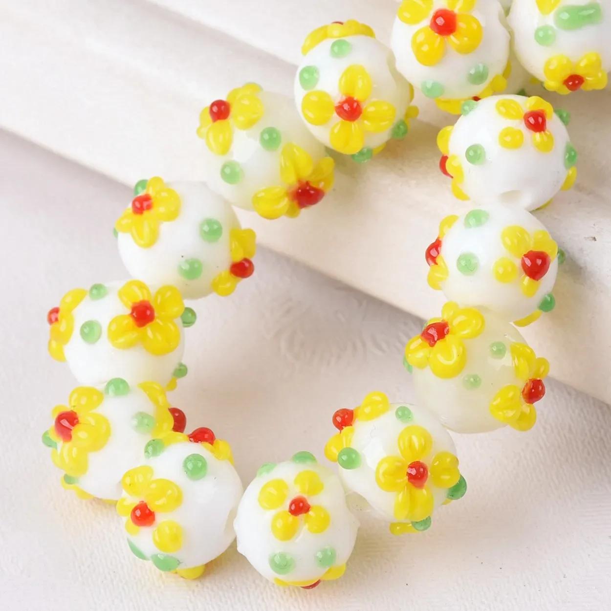 10 шт. 10 мм Круглі Квіти Ручної Роботи Лемпворк Скляні Розсипні Намистини для Виготовлення Ювелірних Виробів DIY 10mm-10pcs
10 шт. 10 мм Круглі Квіти Ручної Роботи Лемпворк Скляні Розсипні Намистини для Виготовлення Ювелірних Виробів DIY 10mm-10pcs