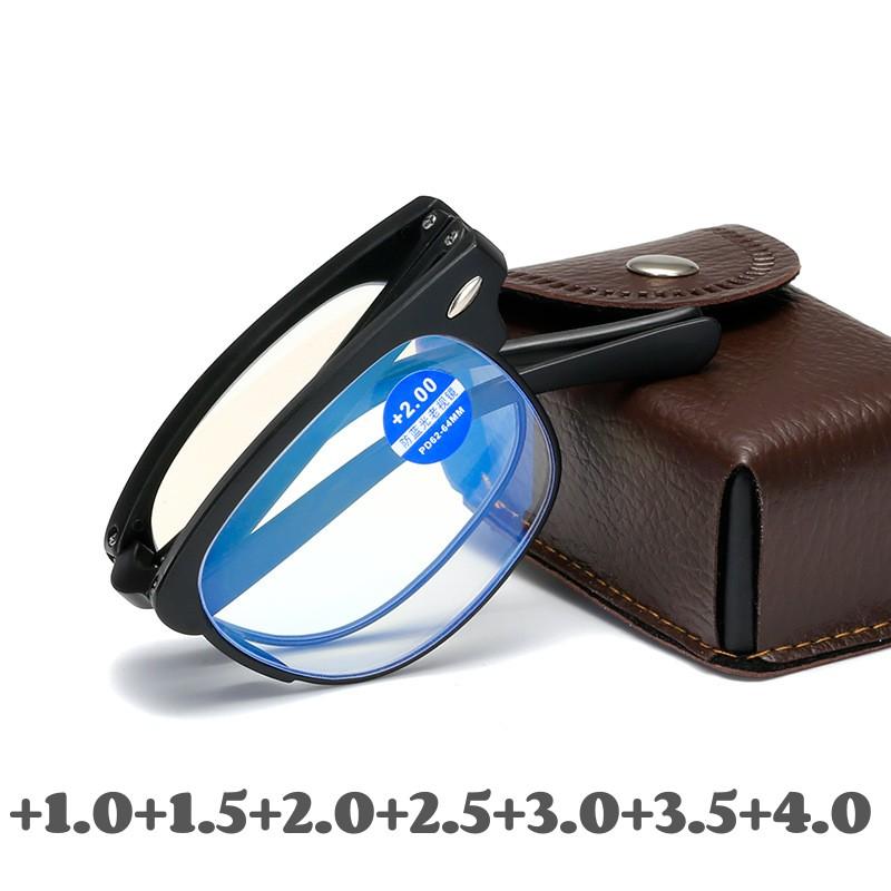 Unisex Blue Light Blocking HD Reading Glasses Trendy Half Frame Presbyopia for Men Women Vintage Folding Eyeglasses with Diopter
Unisex Blue Light Blocking HD Reading Glasses Trendy Half Frame Presbyopia for Men Women Vintage Folding Eyeglasses with Diopter