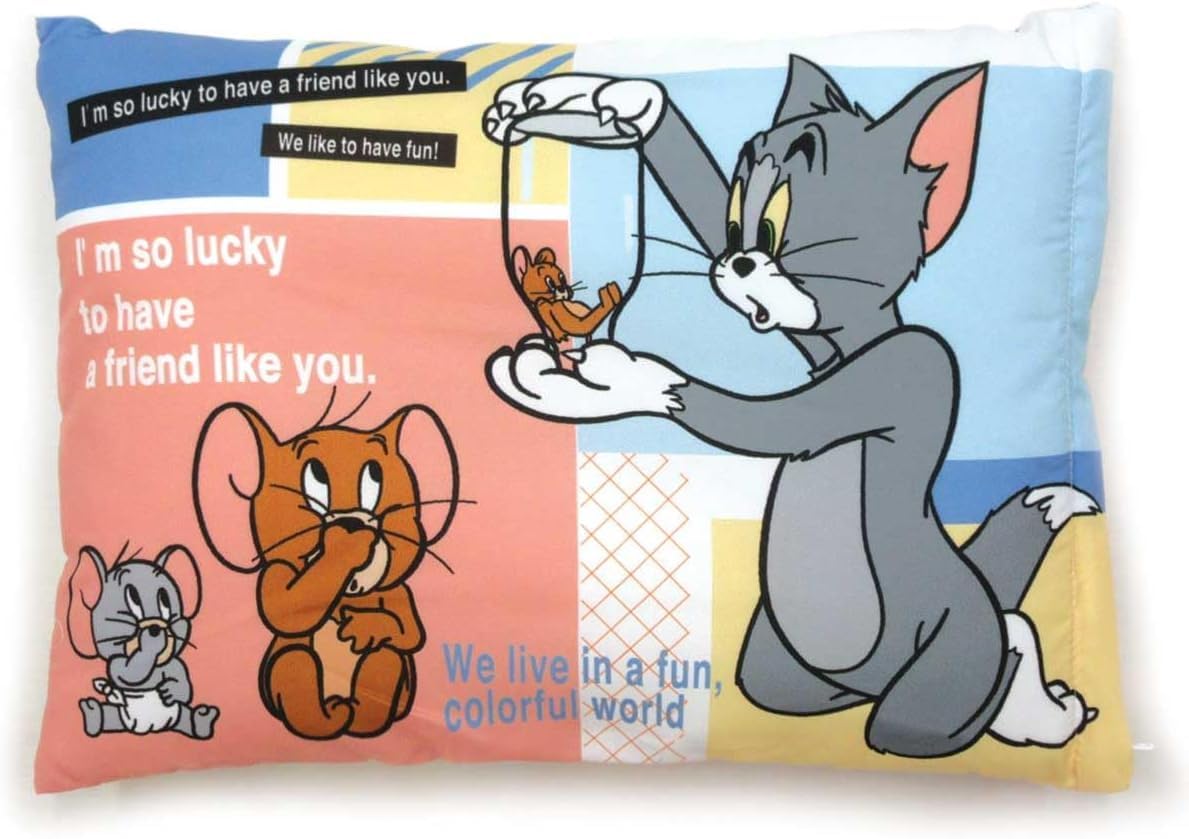 Marushin Junior Tom and Jerry Colorful School Suitable for Boys and Character Item 4105068500 Pillow, World, Kids Preschool/Kindergarten/Elementary
Marushin Junior Tom and Jerry Colorful School Suitable for Boys and Character Item 4105068500 Pillow, World, Kids Preschool/Kindergarten/Elementary