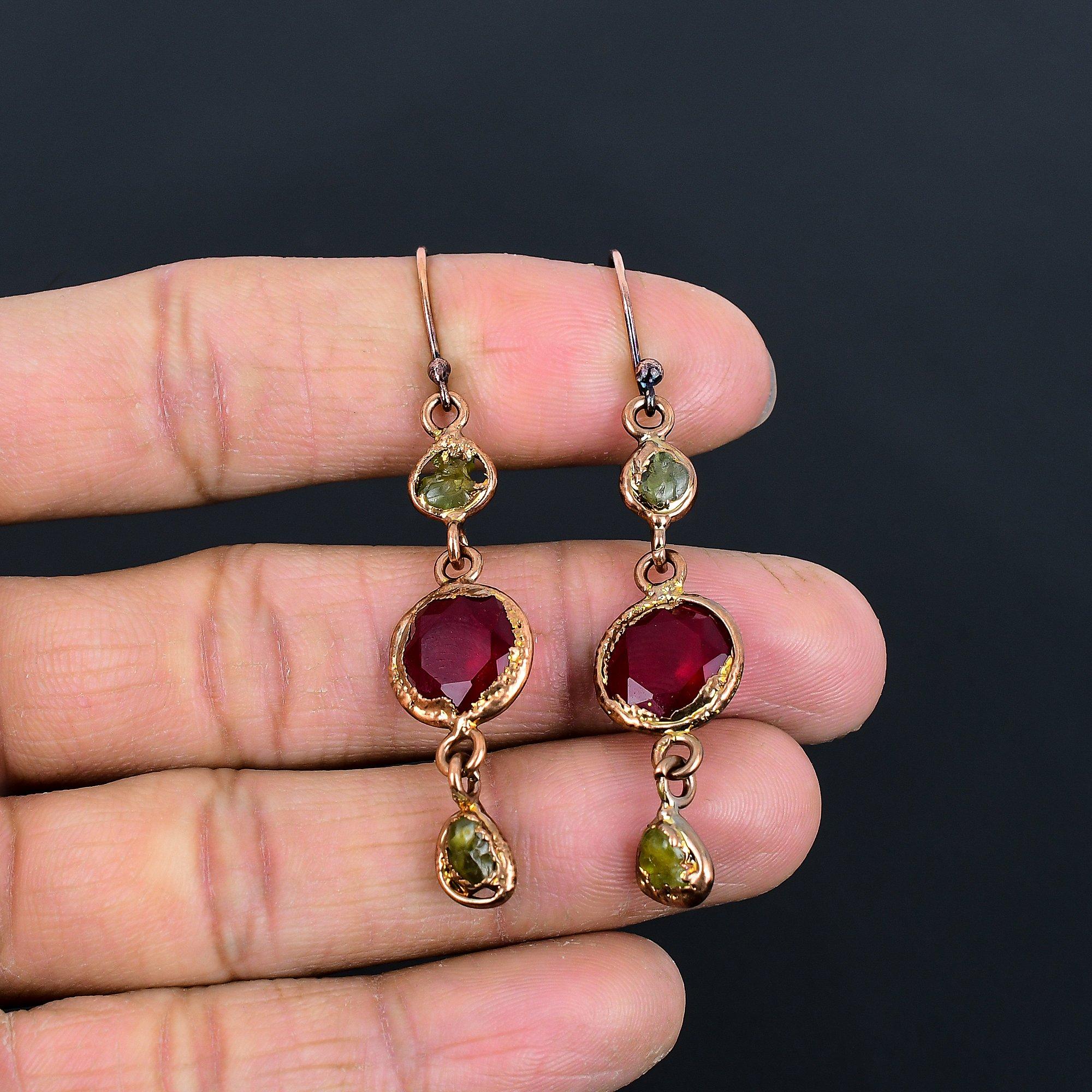 Серьги с цитрином и гранатом, Ювелирные изделия с гальваническим медным покрытием, Серьги ручной работы, На День благодарения 2.55 Inches
Серьги с цитрином и гранатом, Ювелирные изделия с гальваническим медным покрытием, Серьги ручной работы, На День благодарения 2.55 Inches