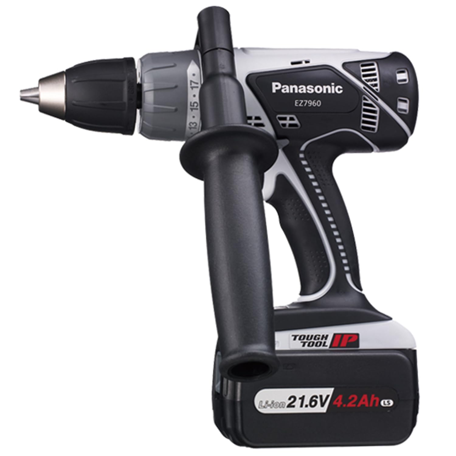 Panasonic Drill Driver with Charging Vibration Function EZ7960 High Power IP56 Main Unit Only Case Sold Black (21.6V) (Battery Pack, Charger,
Panasonic Drill Driver with Charging Vibration Function EZ7960 High Power IP56 Main Unit Only Case Sold Black (21.6V) (Battery Pack, Charger,