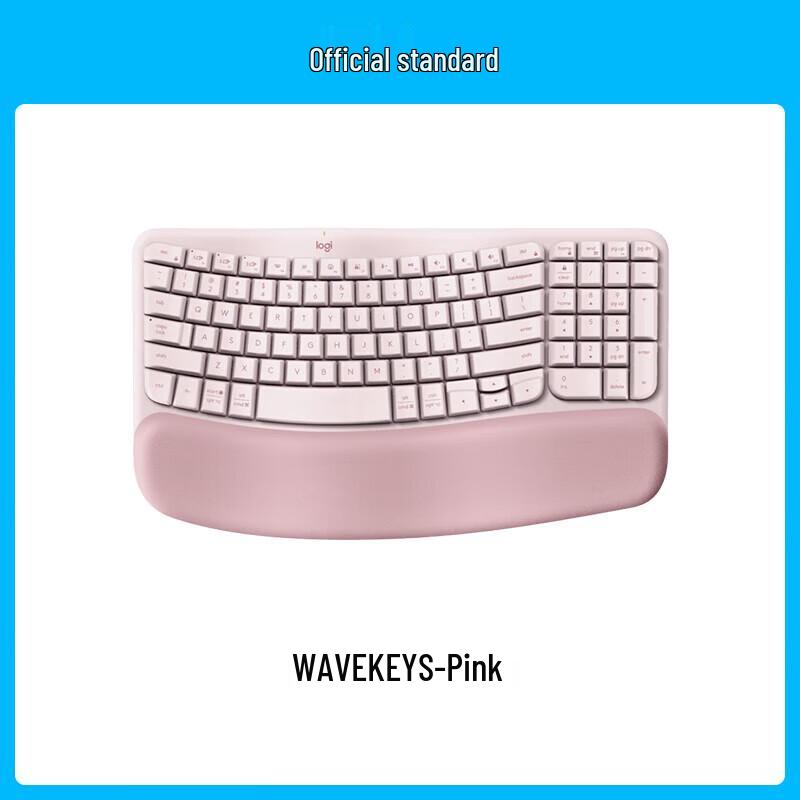 Logitech Wave Keys Ergonomic Wireless Bluetooth Keyboard
Logitech Wave Keys Ergonomic Wireless Bluetooth Keyboard