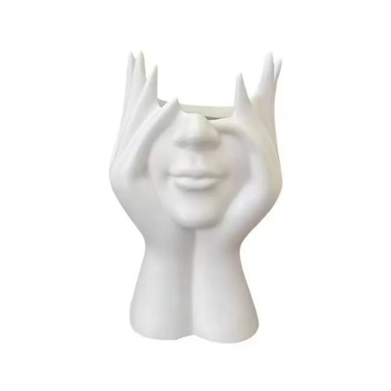 Female Form Vinyl Face Art Vase Dried Plants Vase Pen Holder Modern Flower Vases For Home Office Bookshelf Table Shelf Decor
Female Form Vinyl Face Art Vase Dried Plants Vase Pen Holder Modern Flower Vases For Home Office Bookshelf Table Shelf Decor