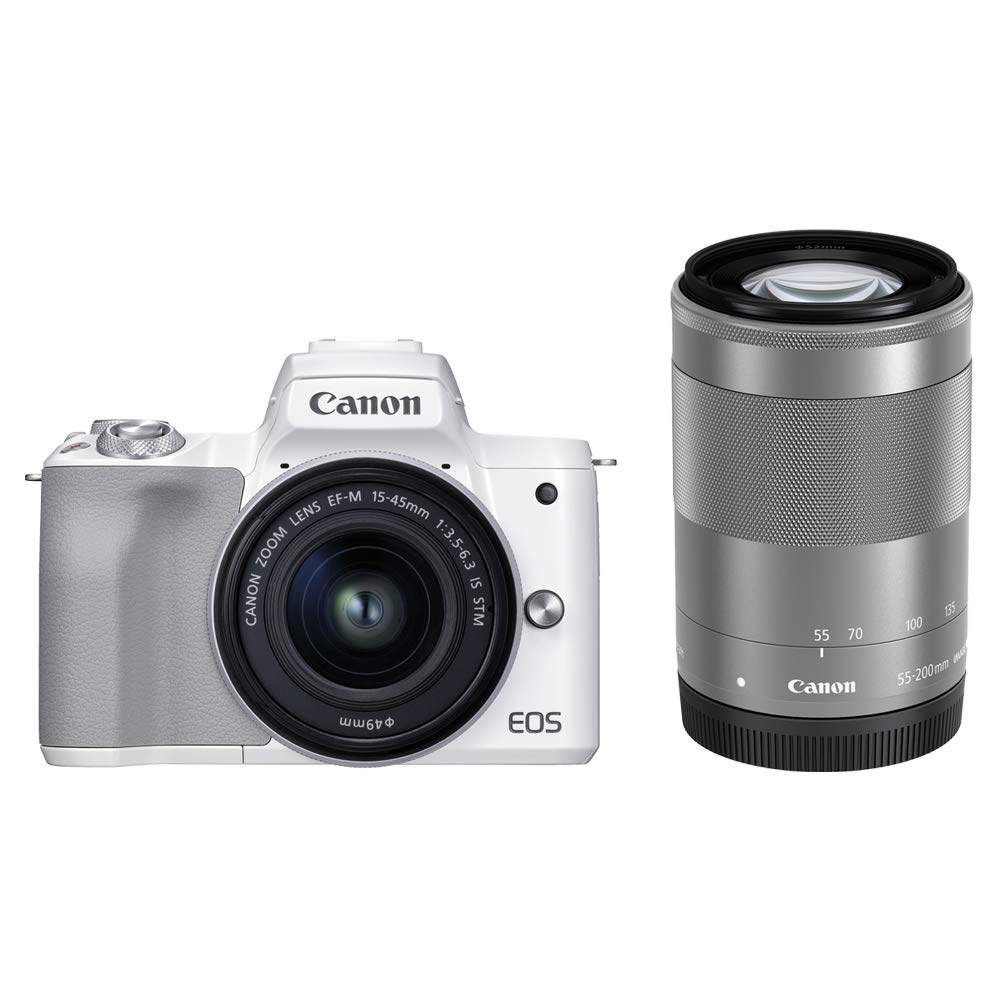 Бездзеркальна фотокамера Canon EOS Kiss M2 з подвійним зумом, білий однооб єктивовий KISSM2WH-WZK білий
Бездзеркальна фотокамера Canon EOS Kiss M2 з подвійним зумом, білий однооб єктивовий KISSM2WH-WZK білий