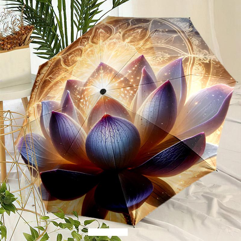 Automatic Open/Close Umbrella with One-Button Operation - Elegant Spiritual for Lotus Flower Design, Auto Open Close, Compact Iron&8K
Automatic Open/Close Umbrella with One-Button Operation - Elegant Spiritual for Lotus Flower Design, Auto Open Close, Compact Iron&8K