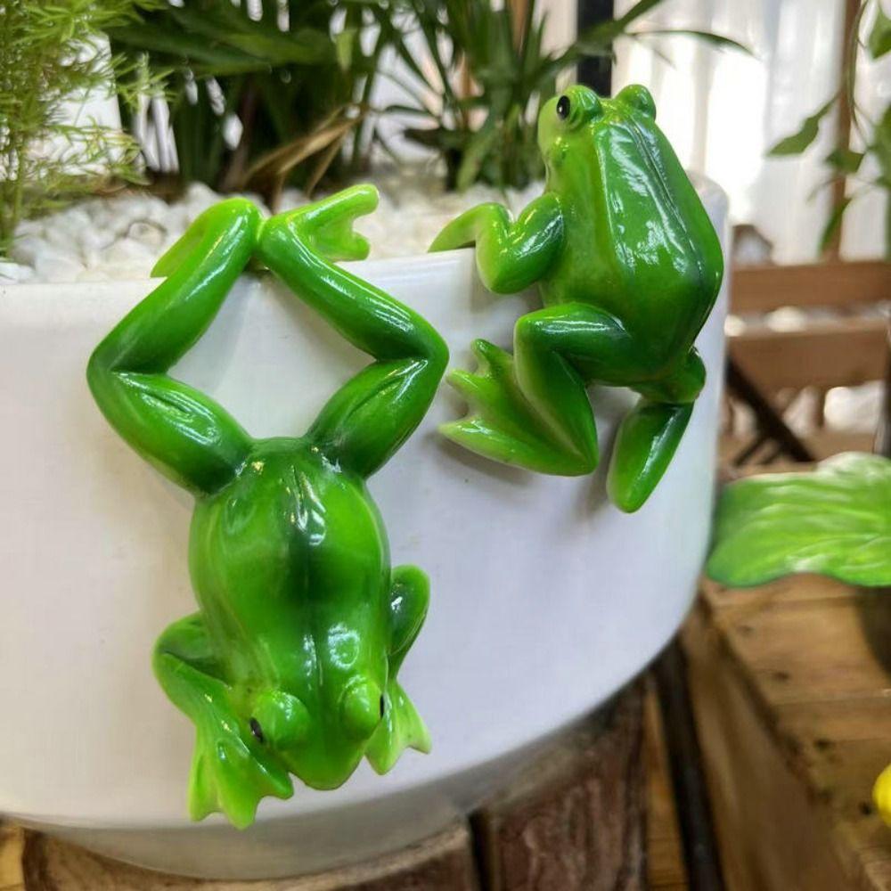 Resin Crafts Small Frog Figurine Set Cartoon Frog Bonsai Ornaments Micro-landscape Accessories зелений
Resin Crafts Small Frog Figurine Set Cartoon Frog Bonsai Ornaments Micro-landscape Accessories зелений