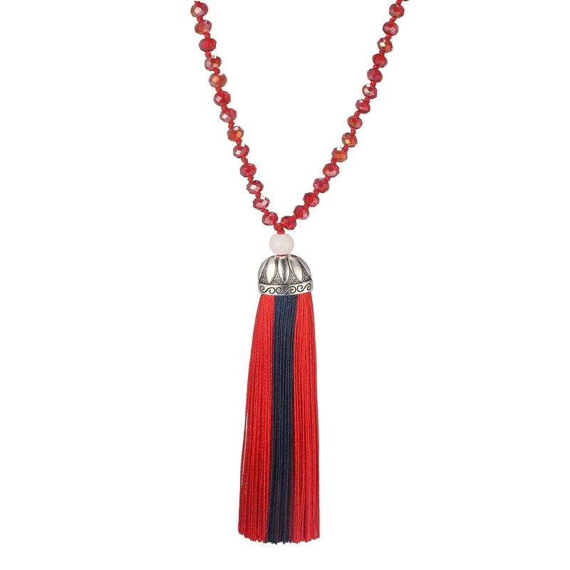 LOVBEAFAS Boho Long Tassel Necklaces & Pendants Women Zircon Collares Collier Femme Statement Fringe Crystal Necklace Bijoux красный
LOVBEAFAS Boho Long Tassel Necklaces & Pendants Women Zircon Collares Collier Femme Statement Fringe Crystal Necklace Bijoux красный