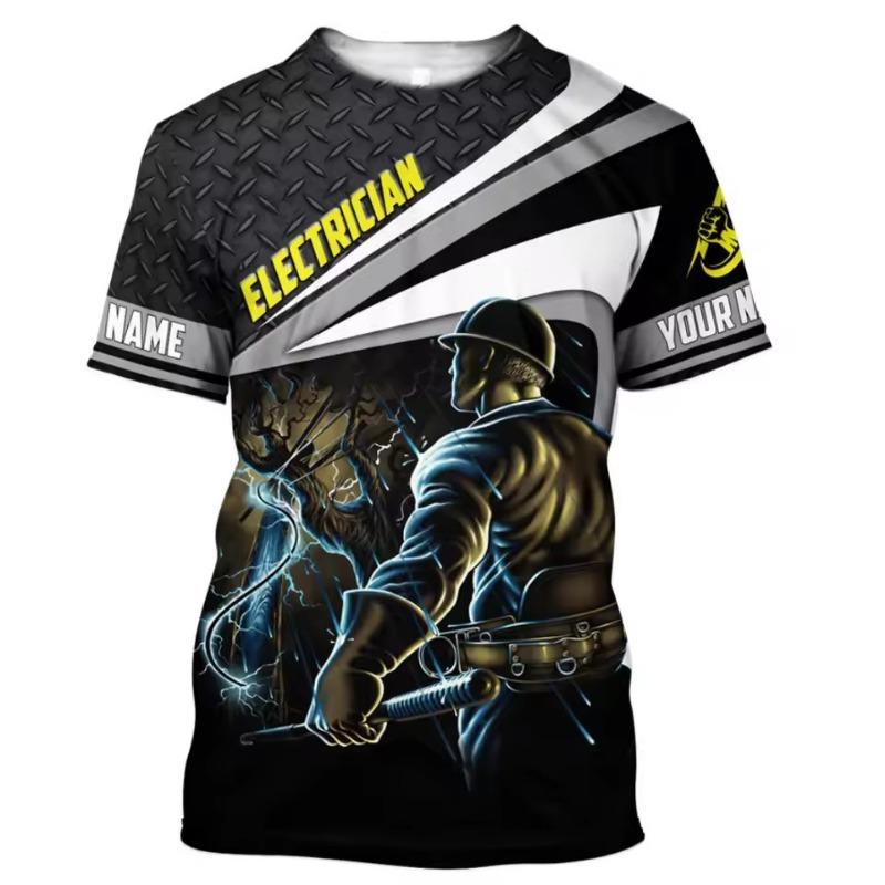 Fashion 3D Print T Shirt for Men Electrician Uniform Leisure O-neck Oversized T-shirt Vintage Hip Hop Harajuku Short Sleeve Tops S
Fashion 3D Print T Shirt for Men Electrician Uniform Leisure O-neck Oversized T-shirt Vintage Hip Hop Harajuku Short Sleeve Tops S
