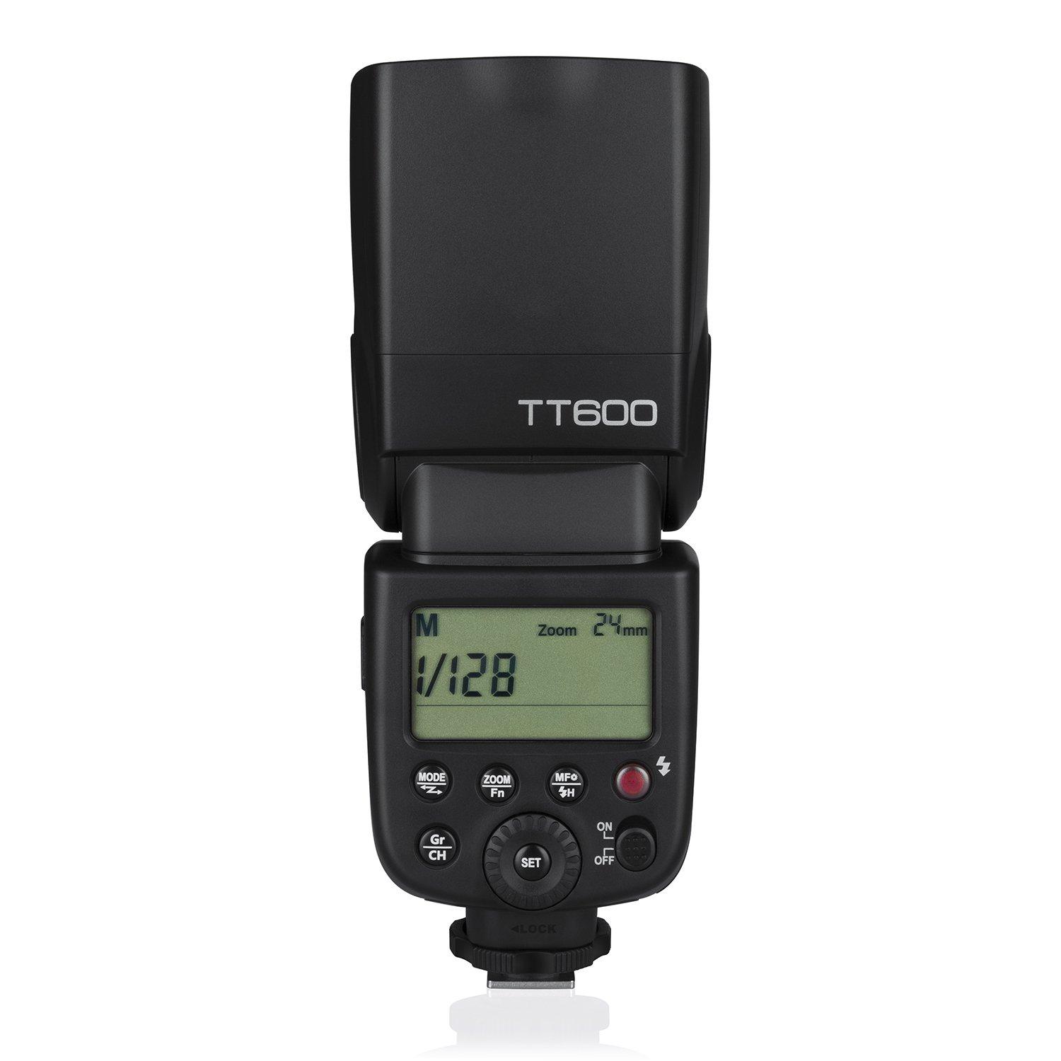 Godox TT600 Camera Flash Manual Wireless X System Equipped with LCD Panel Battery Supply Compatible with DSLR Cameras Built-in 2.4G
Godox TT600 Camera Flash Manual Wireless X System Equipped with LCD Panel Battery Supply Compatible with DSLR Cameras Built-in 2.4G