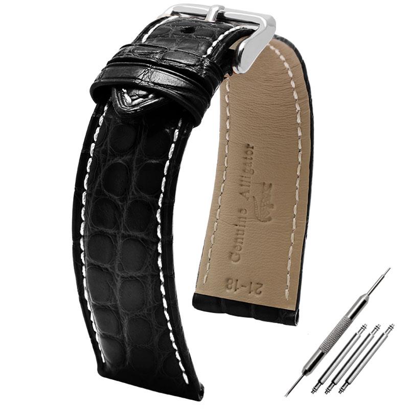 Genuine Alligator Watch Strap 12 13 14 15 16 18 20 21 22 24mm Watchband Men And Women Watch Band Crocodile Skin Leather Bracelet 24mm
Genuine Alligator Watch Strap 12 13 14 15 16 18 20 21 22 24mm Watchband Men And Women Watch Band Crocodile Skin Leather Bracelet 24mm