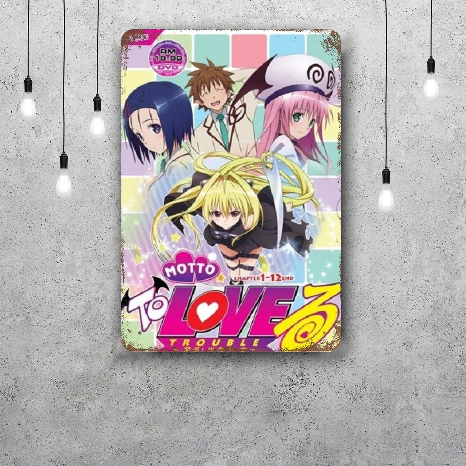 ecchi to love ru manga Retro Vintage Tin Sign Poster Decorative Plaque Metal Plate Wall Decor 20x30cm(7.8x11.8inch)
ecchi to love ru manga Retro Vintage Tin Sign Poster Decorative Plaque Metal Plate Wall Decor 20x30cm(7.8x11.8inch)