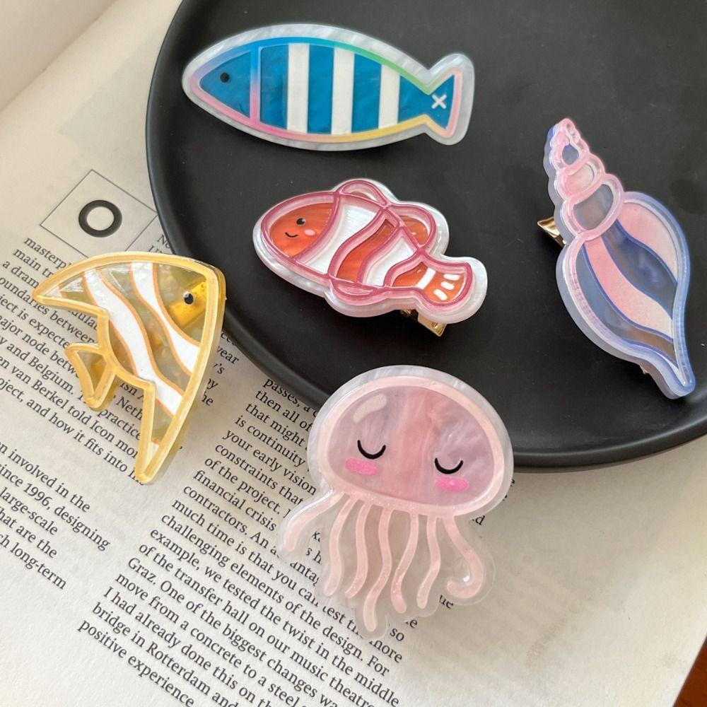 Дельфін Морська зірка Заколки для волосся Little Fish Barrette New Ocean Series Hairpin Girls 8
Дельфін Морська зірка Заколки для волосся Little Fish Barrette New Ocean Series Hairpin Girls 8