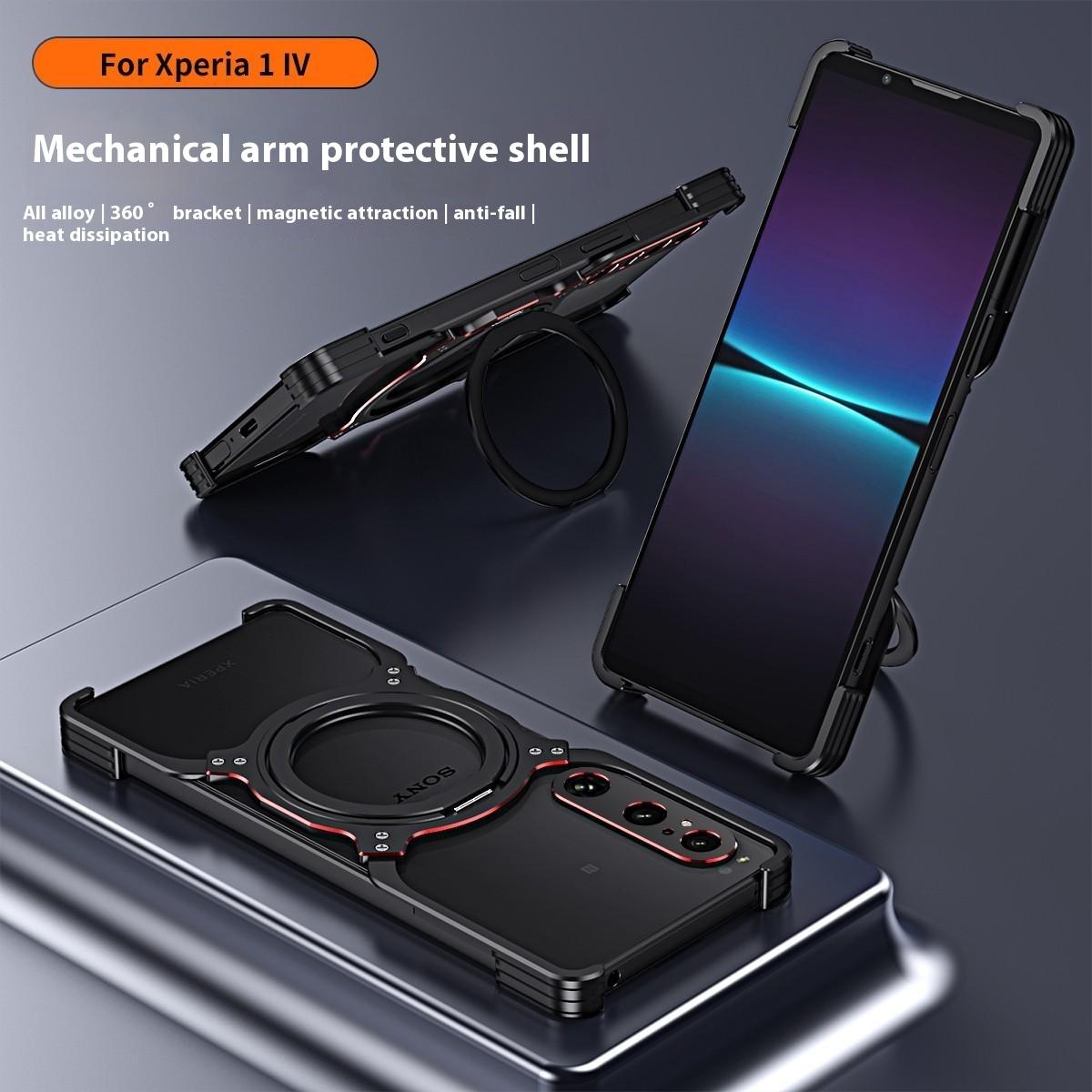 Для Sony Xperia 1 V Чохол-підставка Металевий бампер Магнітна кришка для телефону Black/Red
Для Sony Xperia 1 V Чохол-підставка Металевий бампер Магнітна кришка для телефону Black/Red