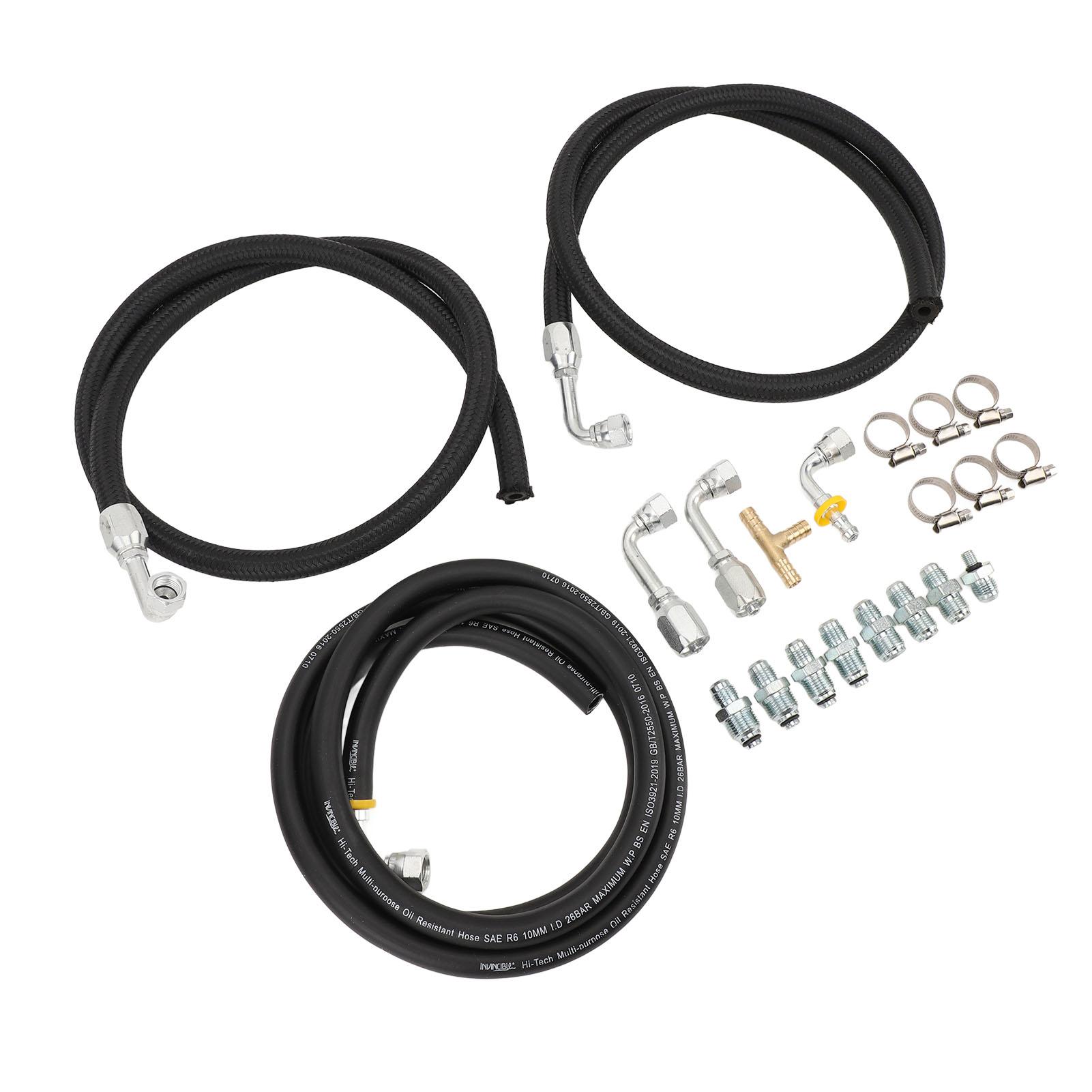 Steering Hose Hookup Kit with Fittings HAHK R Reliable Enhanced Performance for Hydroboost Power Brake Booster
Steering Hose Hookup Kit with Fittings HAHK R Reliable Enhanced Performance for Hydroboost Power Brake Booster