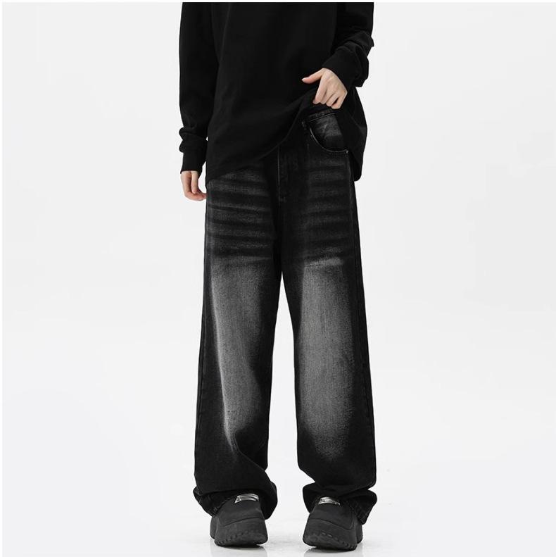Retro Old Washed Jeans Men s Autumn American High Street Loose Mopping Pants Trendy Brand Versatile Large Size Trousers 3XL чорний
Retro Old Washed Jeans Men s Autumn American High Street Loose Mopping Pants Trendy Brand Versatile Large Size Trousers 3XL чорний