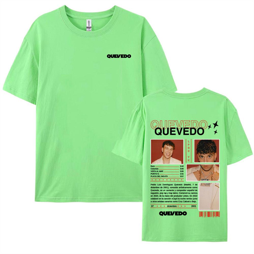 Rapper QUEVEDO Album 2025 Tour T Shirt Fashion Classic Hip Hop Streetwear T Shirts for Men Women Casual Cotton Oversized Tshirt 3XL
Rapper QUEVEDO Album 2025 Tour T Shirt Fashion Classic Hip Hop Streetwear T Shirts for Men Women Casual Cotton Oversized Tshirt 3XL