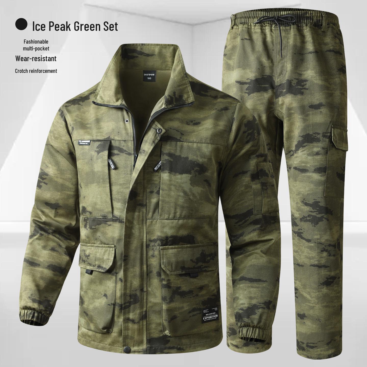 Men s Outdoor Camouflage Workwear Set: Breathable, Wear-Resistant Tactical Mountaineering Clothing for Spring & Autumn. 190 (Fits 180-200 jin)
Men s Outdoor Camouflage Workwear Set: Breathable, Wear-Resistant Tactical Mountaineering Clothing for Spring & Autumn. 190 (Fits 180-200 jin)