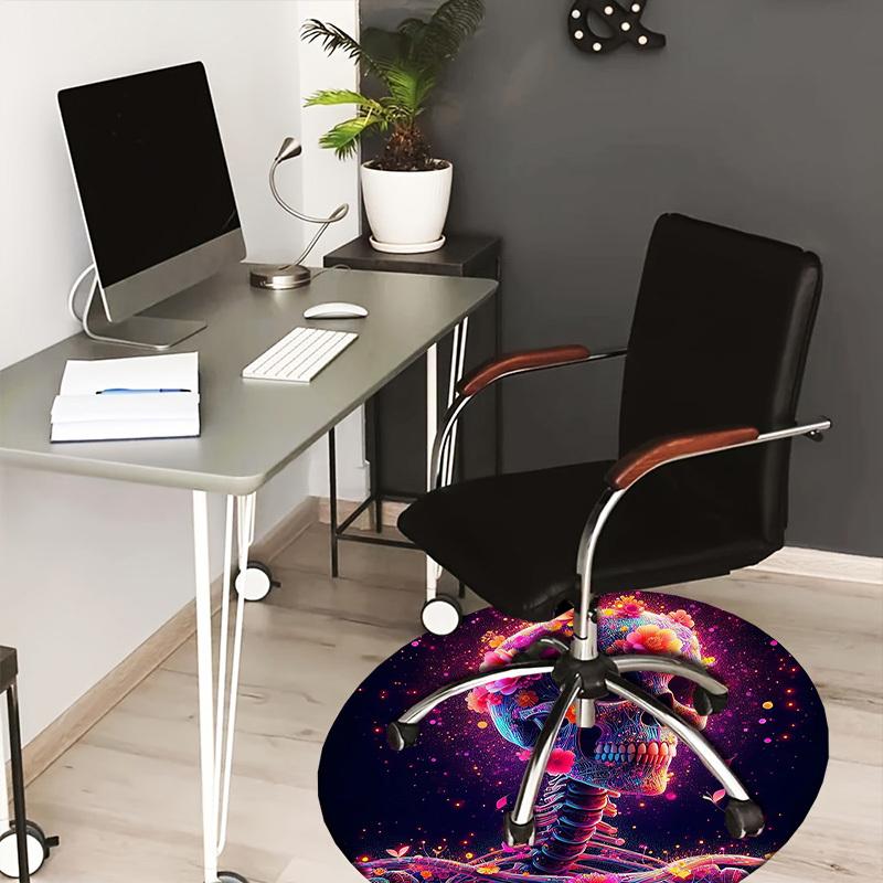 1pc Office Carpet Chair Mats Colorful Floral Skull Artwork Perfect for Decorating Office Chairs, Living Rooms, Or Bedrooms.YDT126 80cm by 80cm
1pc Office Carpet Chair Mats Colorful Floral Skull Artwork Perfect for Decorating Office Chairs, Living Rooms, Or Bedrooms.YDT126 80cm by 80cm
