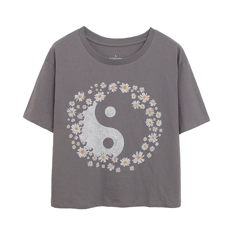 American Retro ~ Fashion Leisure Anti-Aging round Neck Short Sleeve T-shirt Loose Slimming Small Floral Short Tops Export Defective style 2X
American Retro ~ Fashion Leisure Anti-Aging round Neck Short Sleeve T-shirt Loose Slimming Small Floral Short Tops Export Defective style 2X