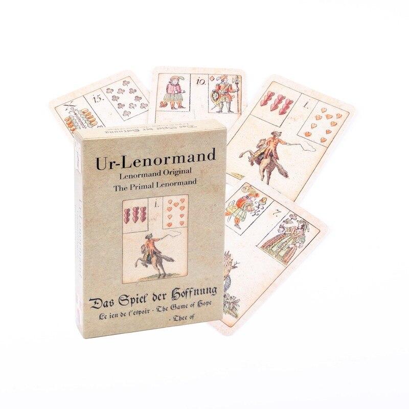 Оригинальные карты Oracle Ur Lenormand, колода Таро, развлекательная карточная игра для судьбы, гадание, карточная игра Таро
Оригинальные карты Oracle Ur Lenormand, колода Таро, развлекательная карточная игра для судьбы, гадание, карточная игра Таро