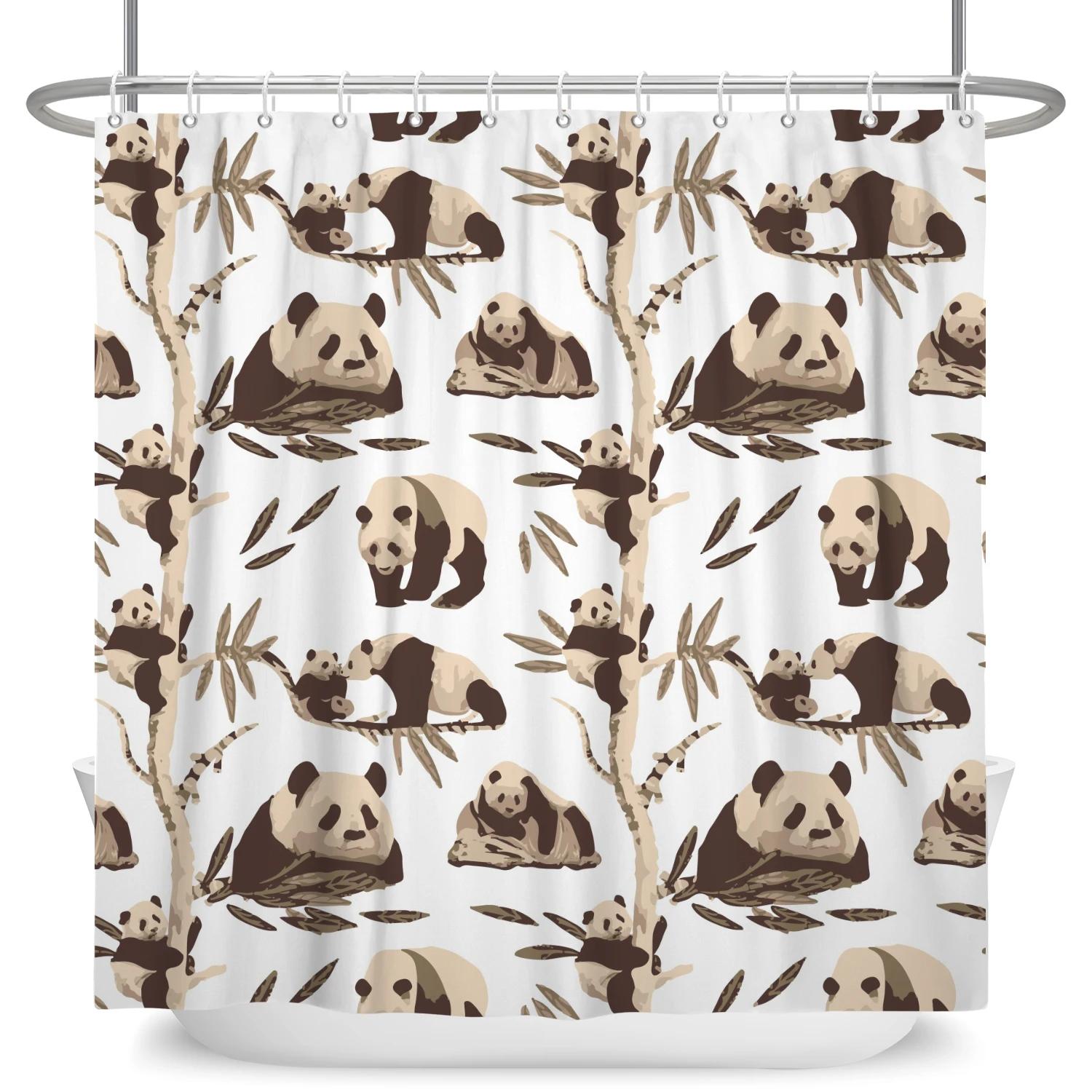 Cute Cartoon Animal Panda Printed Shower Curtains Waterproof Polyester Shower Curtain Bathroom Decor Bathtub Screen With Hooks W60H190(CM)-1 Pcs
Cute Cartoon Animal Panda Printed Shower Curtains Waterproof Polyester Shower Curtain Bathroom Decor Bathtub Screen With Hooks W60H190(CM)-1 Pcs