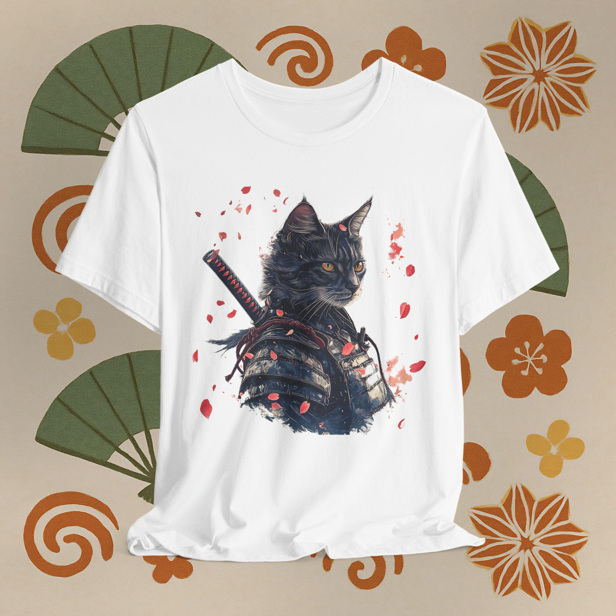 Samurai Cat Warrior T-Shirt: Fierce Black Armor, Katana & Sakura Graphic Tee High-quality Crew-neck Short-sleeved Men s T-shirt S
Samurai Cat Warrior T-Shirt: Fierce Black Armor, Katana & Sakura Graphic Tee High-quality Crew-neck Short-sleeved Men s T-shirt S