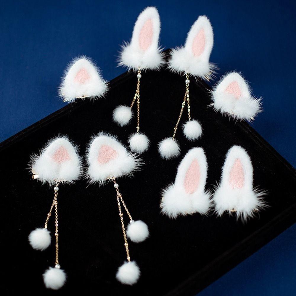 Headwear Tassel Women Duckbill Clips Korean Barrettes Rabbit Ear Hair Clips Chinese Hairpins
Headwear Tassel Women Duckbill Clips Korean Barrettes Rabbit Ear Hair Clips Chinese Hairpins