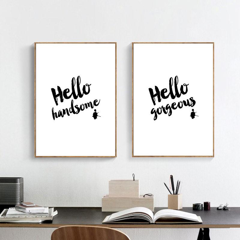 black white quote wall decor canvas painting poster Hello motto canvas picture decoration wall art print canvas poster HD2180
black white quote wall decor canvas painting poster Hello motto canvas picture decoration wall art print canvas poster HD2180