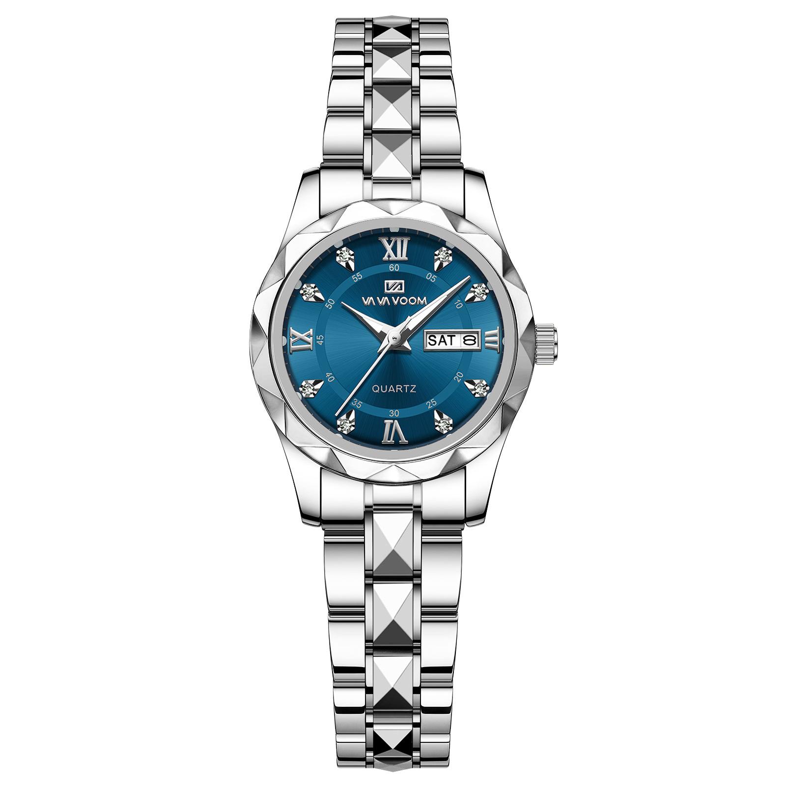 VA VA VOOM Розкішні чоловічі кварцові годинники Man 30m Waterproof Luminous Date Week з нержавіючої сталі Чоловічі годинники Повсякденні спортивні кварцові годинники Чоловічий годинник + коробка срібний
VA VA VOOM Розкішні чоловічі кварцові годинники Man 30m Waterproof Luminous Date Week з нержавіючої сталі Чоловічі годинники Повсякденні спортивні кварцові годинники Чоловічий годинник + коробка срібний