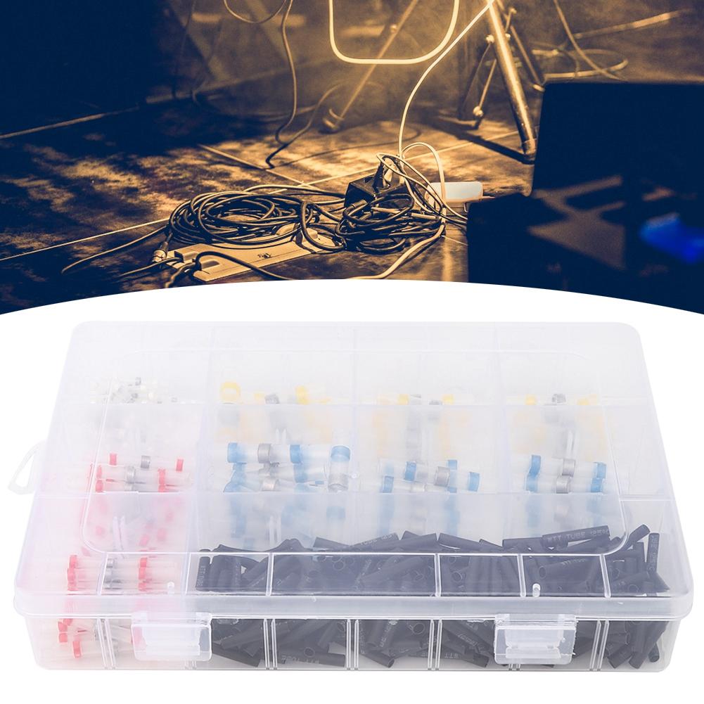 350 шт. Ізоляційна термоусадочна гільза Термінал Електричний з єднувач Комплект для герметизації Водонепроникний Легкий
350 шт. Ізоляційна термоусадочна гільза Термінал Електричний з єднувач Комплект для герметизації Водонепроникний Легкий