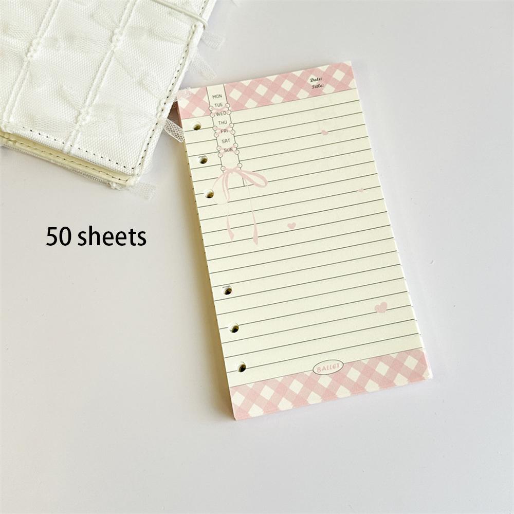 50 sheets Ballet Style Black and White Swan Week Plan Todo Inside Page, Ribbon Dance Shoes A6 Replacement Core
50 sheets Ballet Style Black and White Swan Week Plan Todo Inside Page, Ribbon Dance Shoes A6 Replacement Core