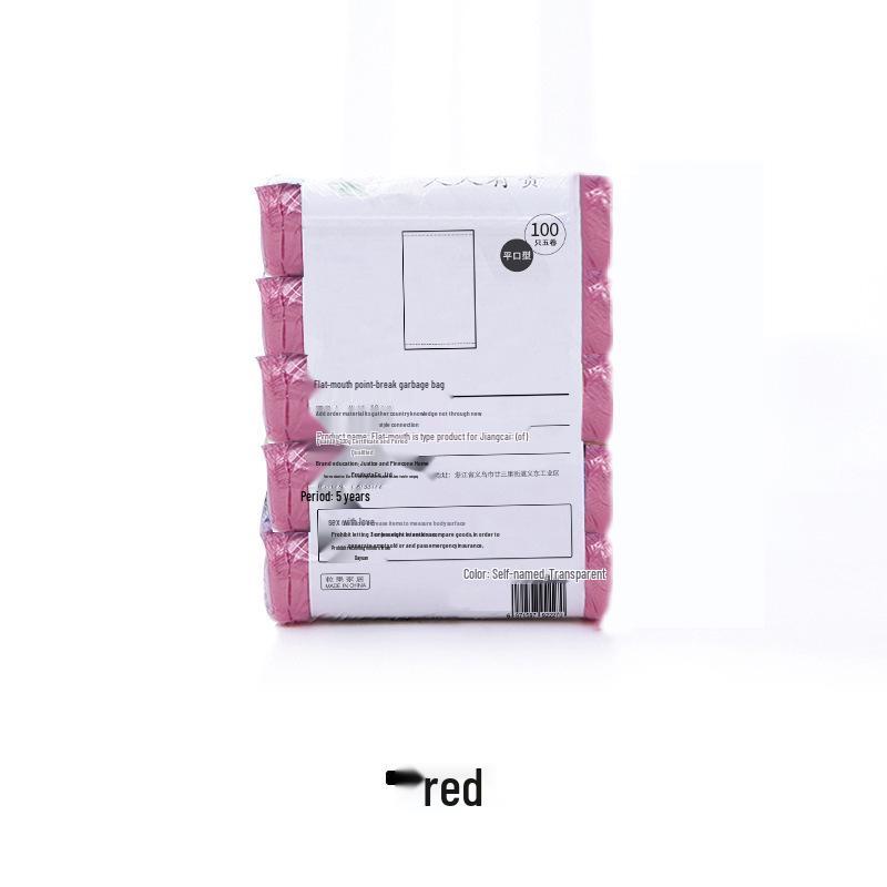 Thickened Household Flat-Mouth Disposable Garbage Bags 5 rolls/package, 60 pieces
Thickened Household Flat-Mouth Disposable Garbage Bags 5 rolls/package, 60 pieces