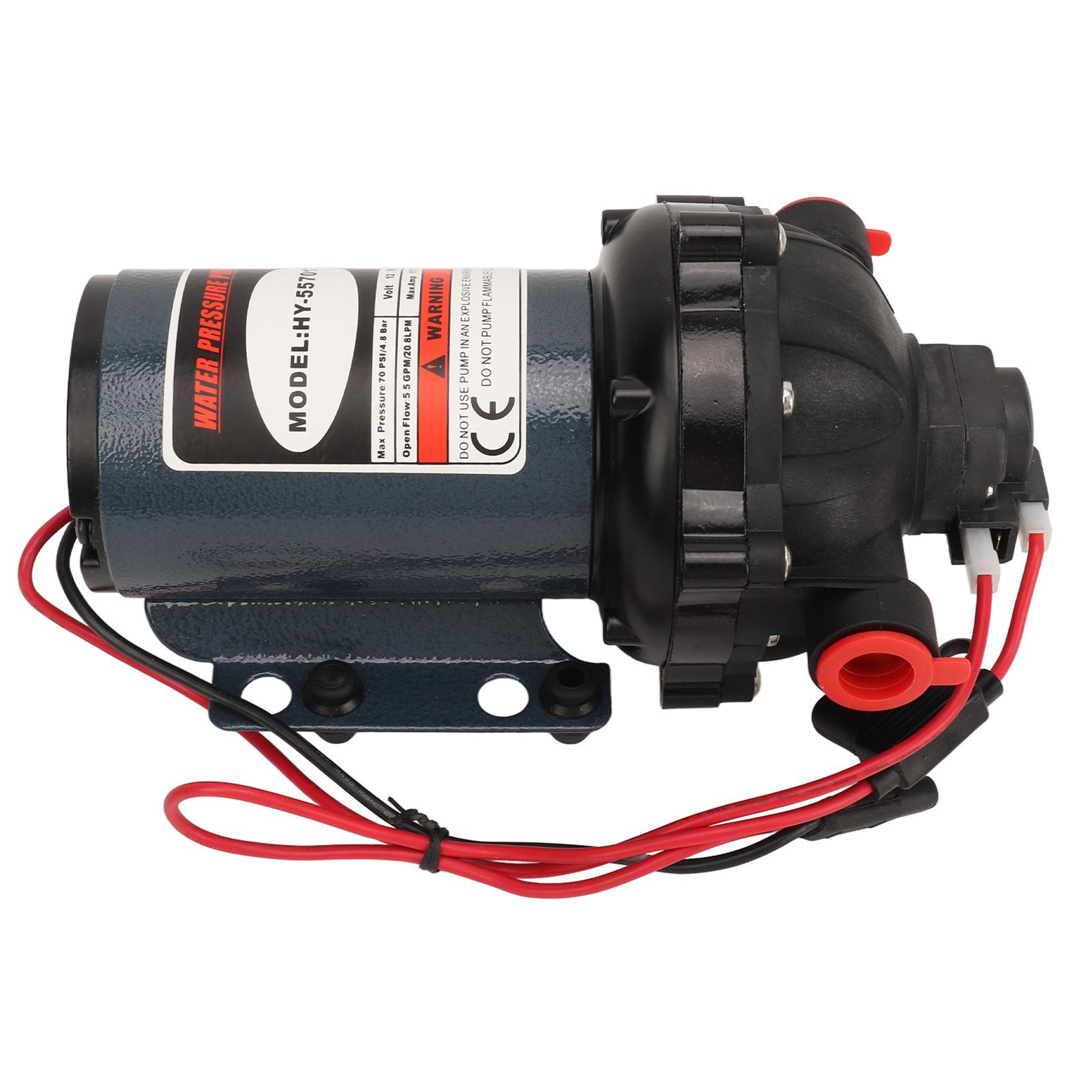 Насос для змивання 12В 70PSI G1/2 Внутрішня різьба Водяний насос тиску для автофургона, морського транспорту, палуби, яхти Серія 51 Одиночний насос
Насос для змивання 12В 70PSI G1/2 Внутрішня різьба Водяний насос тиску для автофургона, морського транспорту, палуби, яхти Серія 51 Одиночний насос