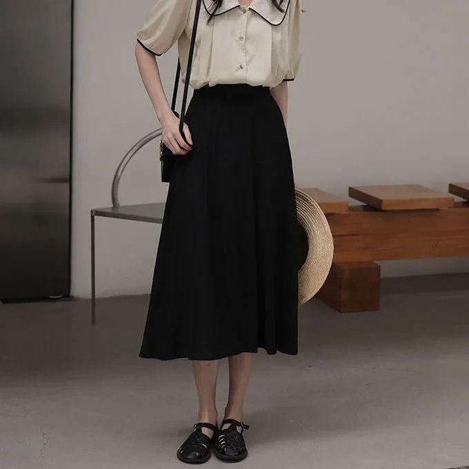 Summer 2026 Teacher Chic Doll Collar Top & High Waist A-Line Skirt Set S (Recommended 80-90 kg)
Summer 2026 Teacher Chic Doll Collar Top & High Waist A-Line Skirt Set S (Recommended 80-90 kg)
