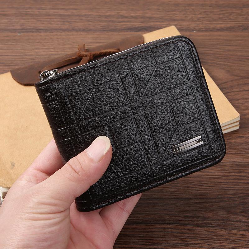 New Men s Checkered Zipper Wallet Soft Leather Horizontal Billfold Large Capacity Multi Card Slot Menswear Accessory чорний
New Men s Checkered Zipper Wallet Soft Leather Horizontal Billfold Large Capacity Multi Card Slot Menswear Accessory чорний