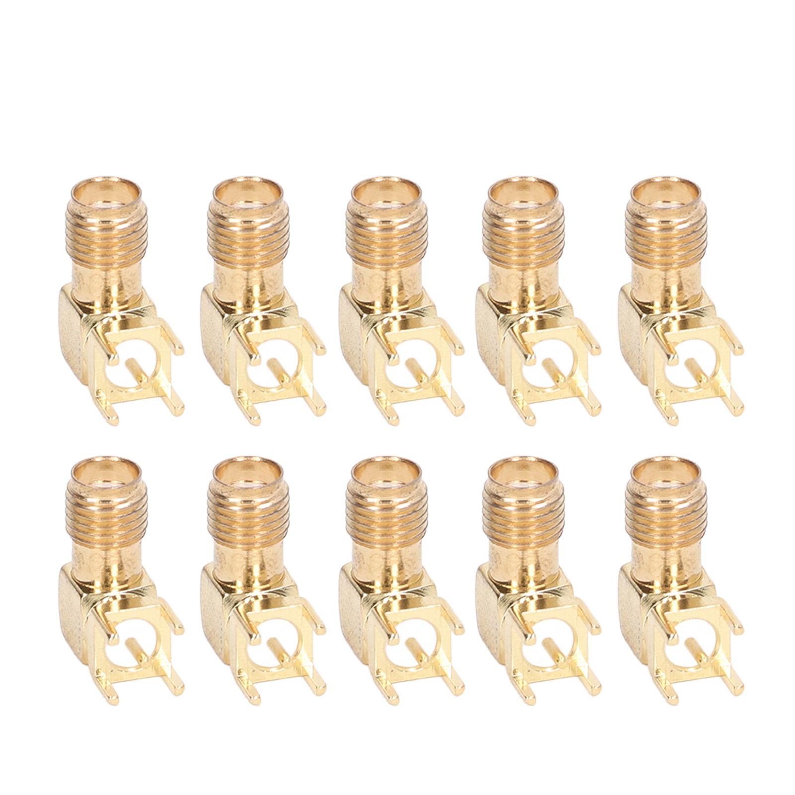 10Pcs RF Connector Panel Bent 90 Degree 4 Pin Antenna Base PCB Board End Coaxial Adapter SMAKWE
10Pcs RF Connector Panel Bent 90 Degree 4 Pin Antenna Base PCB Board End Coaxial Adapter SMAKWE