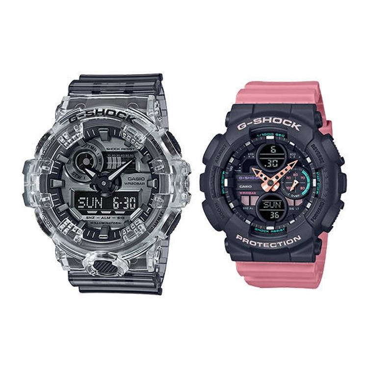 CASIO Unisex Liquid Crystal/Analog Dual Display Series 53.4mm Black Watch GA-700SK-1A GMA-S140-4A
CASIO Unisex Liquid Crystal/Analog Dual Display Series 53.4mm Black Watch GA-700SK-1A GMA-S140-4A