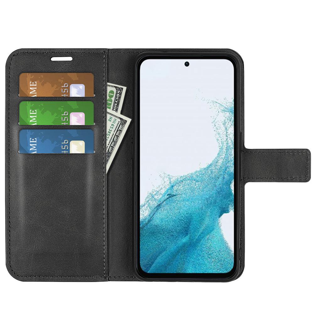 Magnetic Clasp Phone Cover For Samsung Galaxy A54 5G PU Leather Calf Texture Drop-proof Phone Case Stand Wallet Black
Magnetic Clasp Phone Cover For Samsung Galaxy A54 5G PU Leather Calf Texture Drop-proof Phone Case Stand Wallet Black