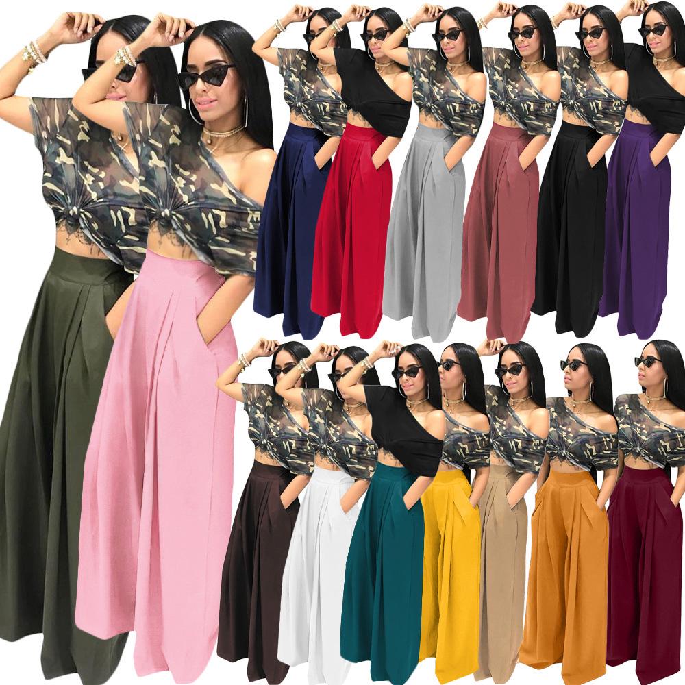 S2018 Fashion Flare Wide-Leg Casual Pants – 14 Colors for Autumn/Winter L
S2018 Fashion Flare Wide-Leg Casual Pants – 14 Colors for Autumn/Winter L
