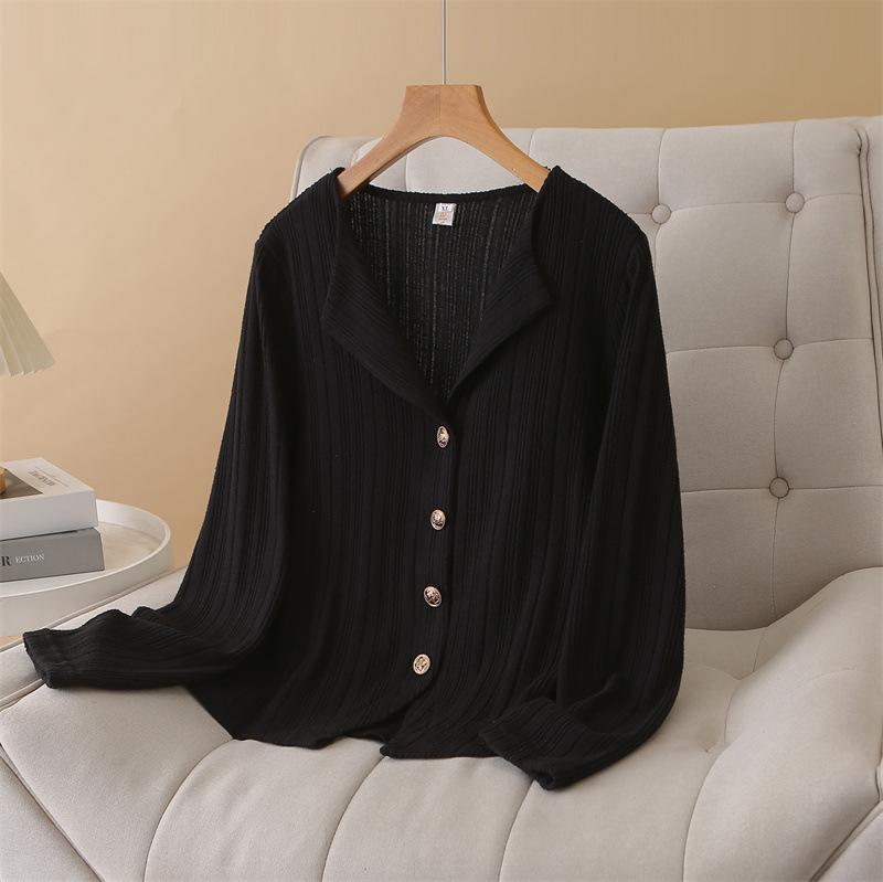 2025 Spring Plus Size V-Neck Long Sleeve Cardigan for Women - Casual, Slimming Fit Jacket XL чёрный
2025 Spring Plus Size V-Neck Long Sleeve Cardigan for Women - Casual, Slimming Fit Jacket XL чёрный