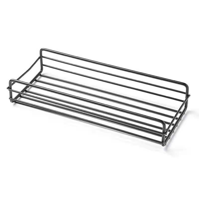 No-Drill Wrought Iron Bathroom Shelf - Wall-Mounted Multi-Functional Storage Rack for Kitchen and Toiletries чорний
No-Drill Wrought Iron Bathroom Shelf - Wall-Mounted Multi-Functional Storage Rack for Kitchen and Toiletries чорний