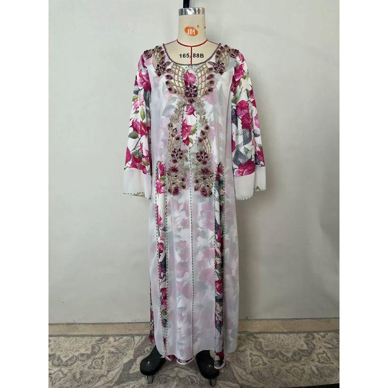 New Middle East Robe Loose Print Handmade Seam Drill Dress Hand Sewn Diamond Dress ROSE 2XL
New Middle East Robe Loose Print Handmade Seam Drill Dress Hand Sewn Diamond Dress ROSE 2XL